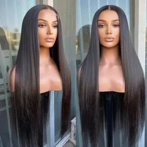 Peruvian Straight Wig with 13 x 4 Closure