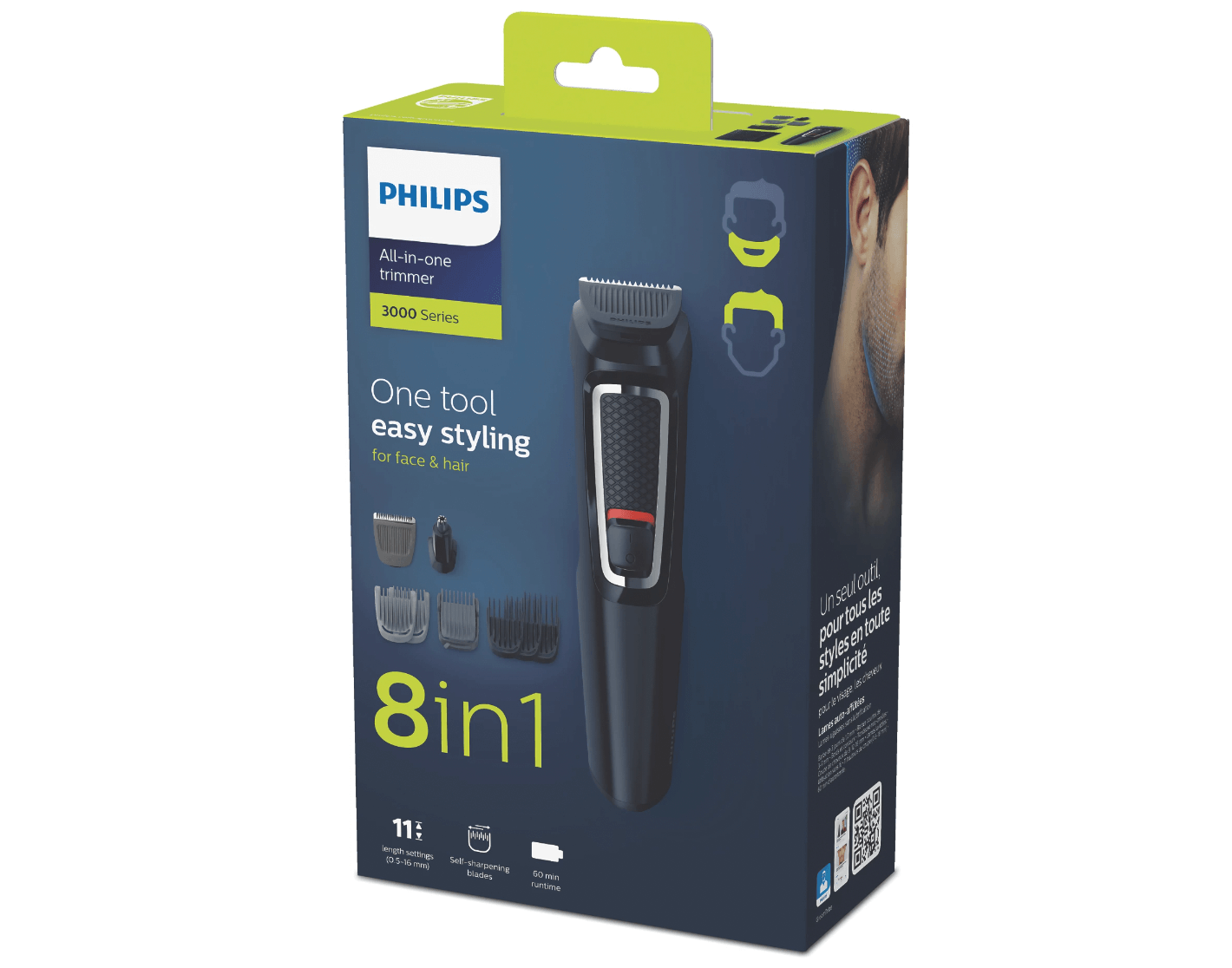 Philips Multigroom Series 3000 – 8-in-1 Face & Hair Trimmer