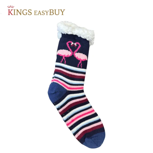 Colorful Long Flamingo Socks